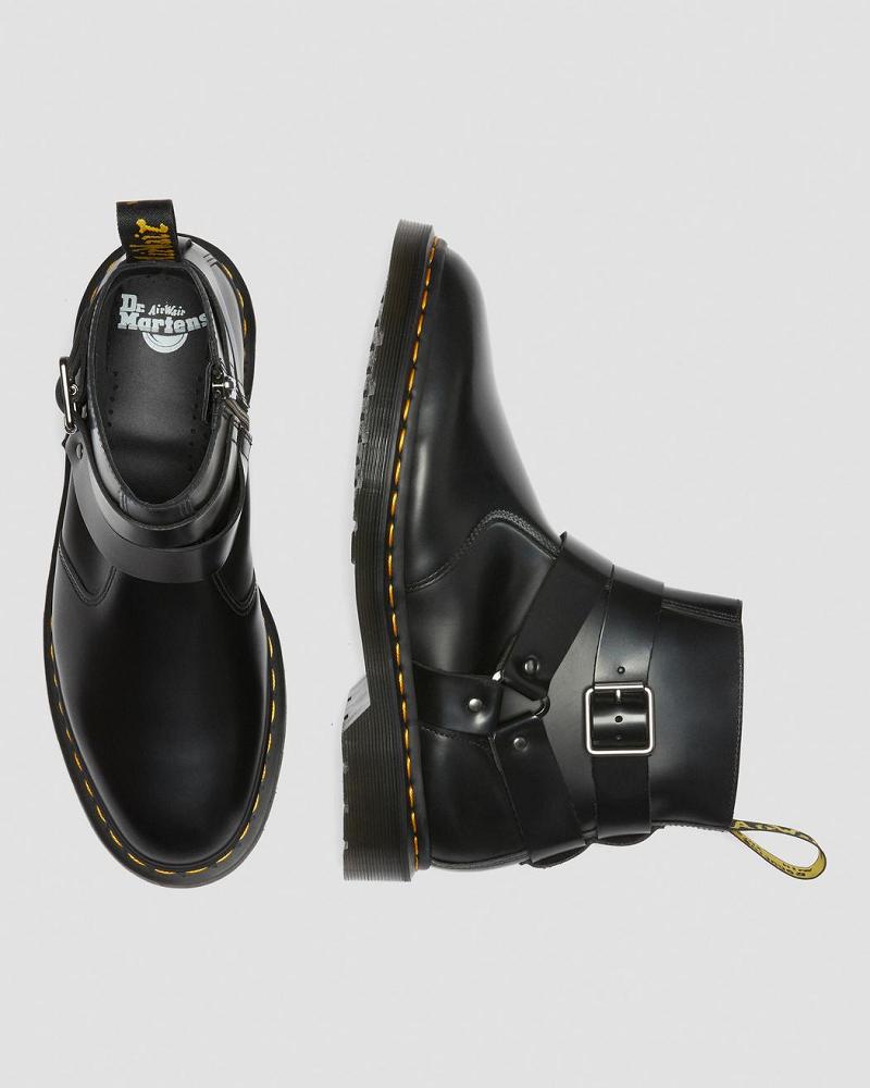 Dr Martens Jaimes Læder Harness Ankelstøvler Dame Sort | DK 60TCE